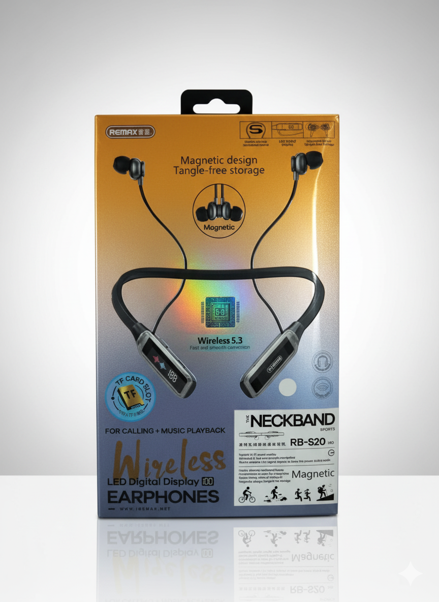RB S20 Bluetooth Neckband