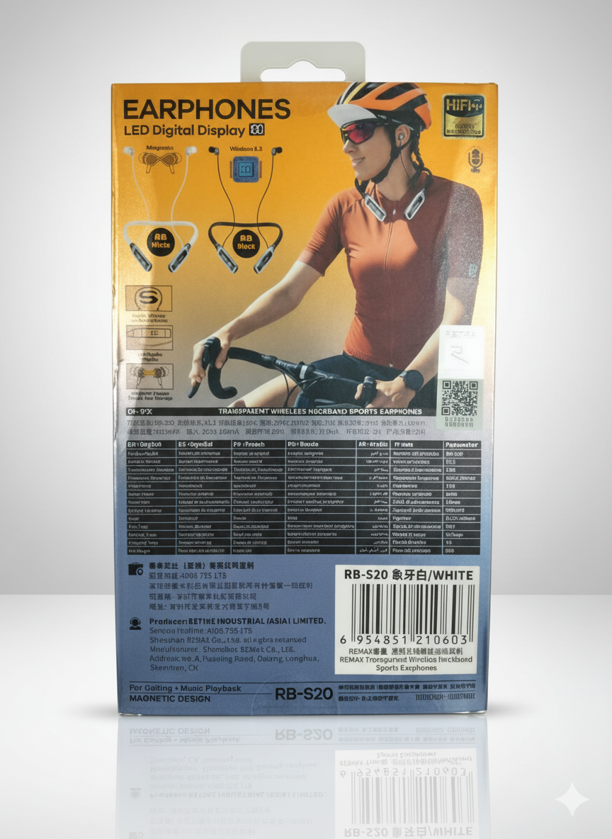 RB S20 Bluetooth Neckband - Image 3